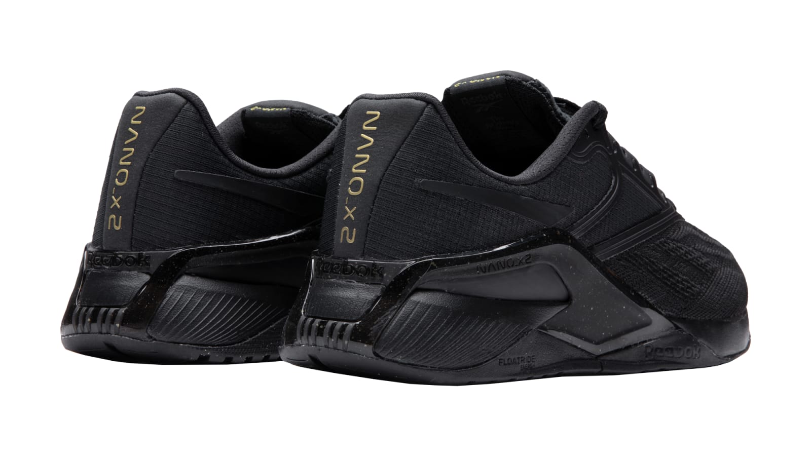 Black cheap gold reebok